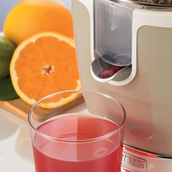 Espremedor de Frutas Ariete 413 Vintage, Bege, 85W - Imagem 5