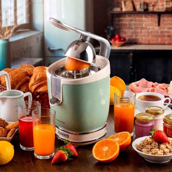 Espremedor de Frutas Ariete 413 Vintage, Verde, 85W - Imagem 4