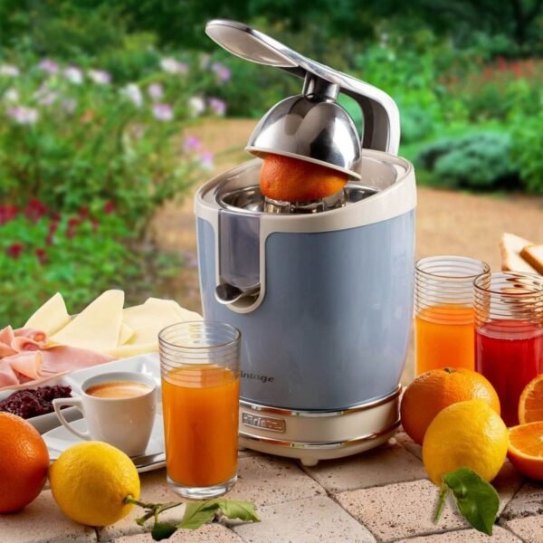 Espremedor de Frutas Ariete 413 Vintage, Azul, 85W - Imagem 5