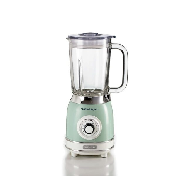 Liquidificador Ariete 583 Vintage Verde, Copo de Vidro de 1,5L, 1000W