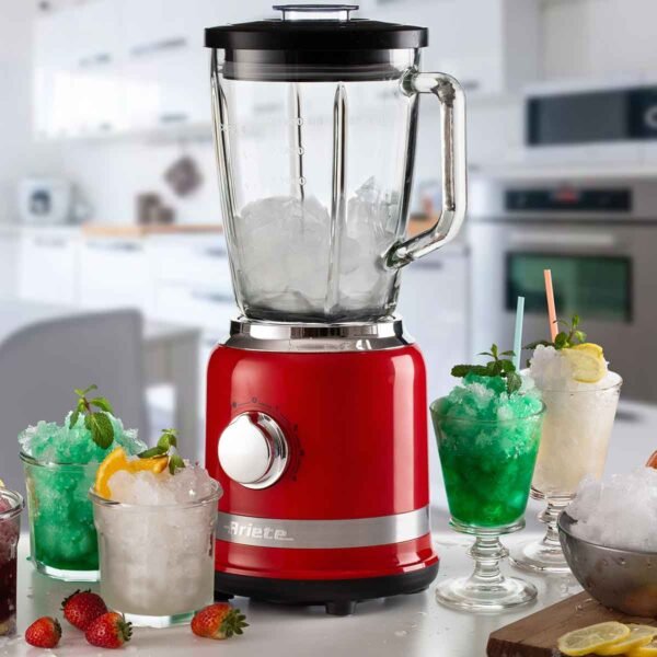 SC-Liquidificador Ariete 585 Moderna Vermelho, Copo de Vidro 1,5L - 1000W (cópia) - Imagem 3