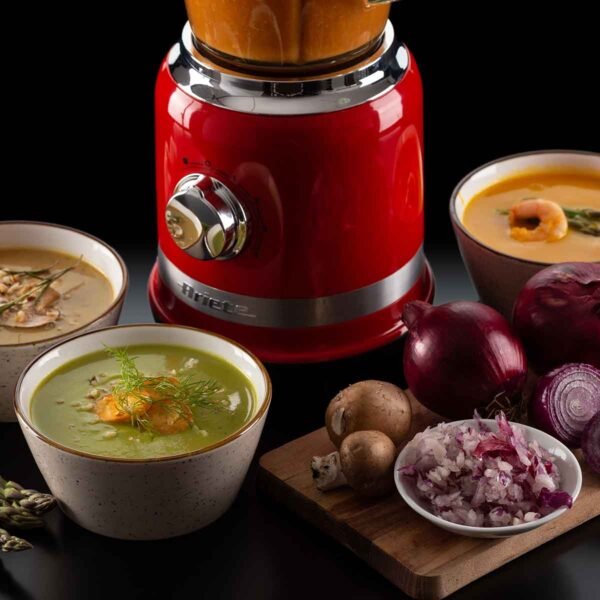 SC-Liquidificador Ariete 585 Moderna Vermelho, Copo de Vidro 1,5L - 1000W (cópia) - Imagem 5