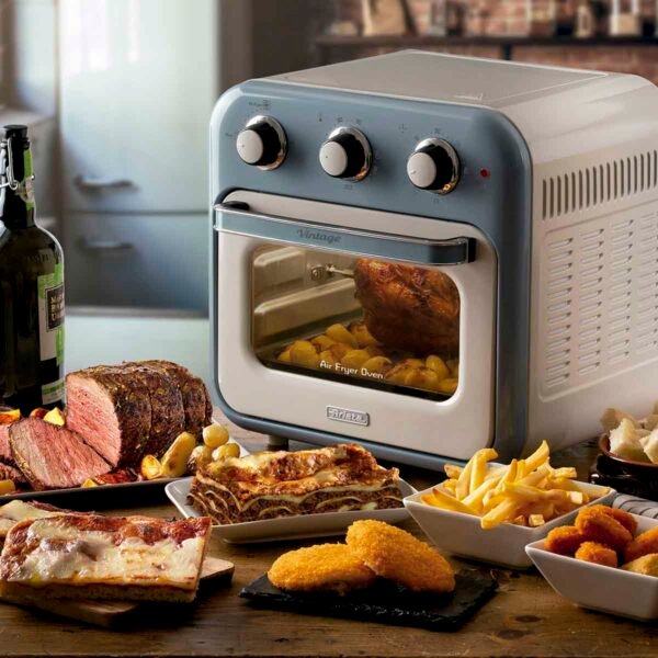 Fritadeira Air Fryer Oven Ariete Vintage 4632 Azul 16L 1200W - Imagem 6