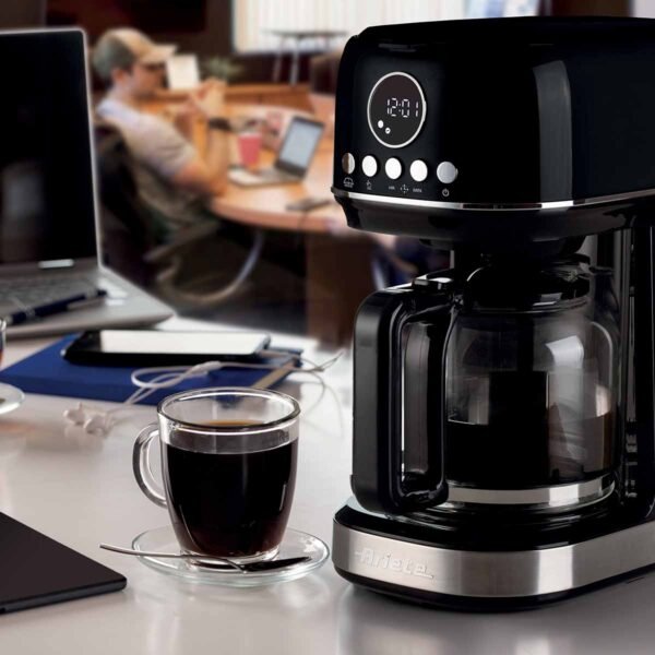 Cafeteira Ariete 1396 Moderna Preta Programável Com Filtro 900W - Imagem 7